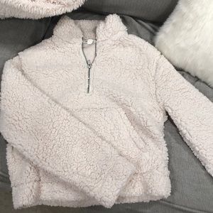 Quarter zip Sherpa!